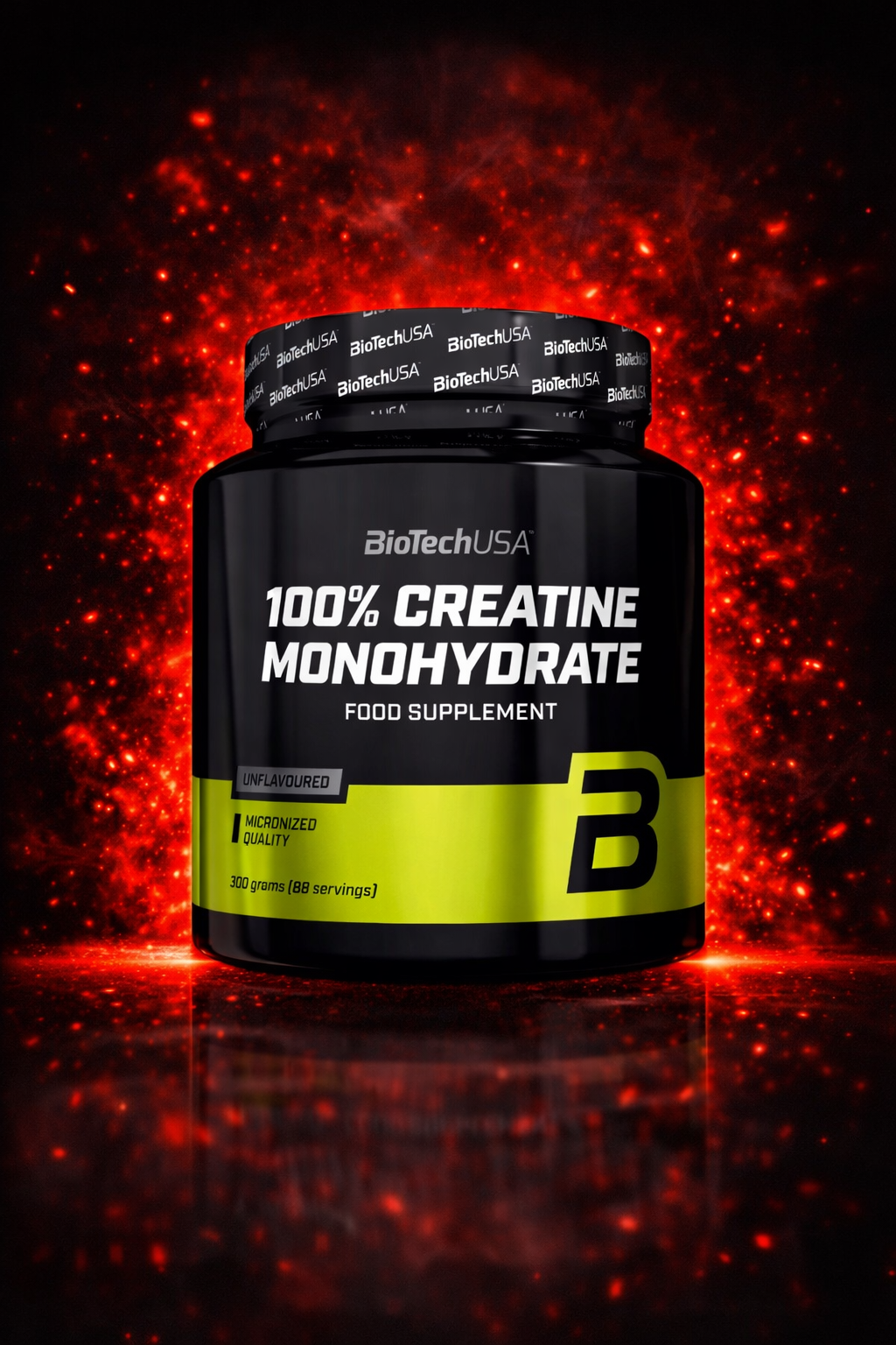 BioTechUSA 100% Creatine Monohydrate 300 Gr Unflavoured Mikronize Kreatin Tozu